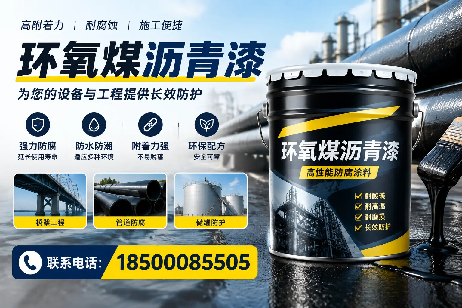 环氧煤沥青漆与其他涂料的对比分析,助力土默特右旗企业决策