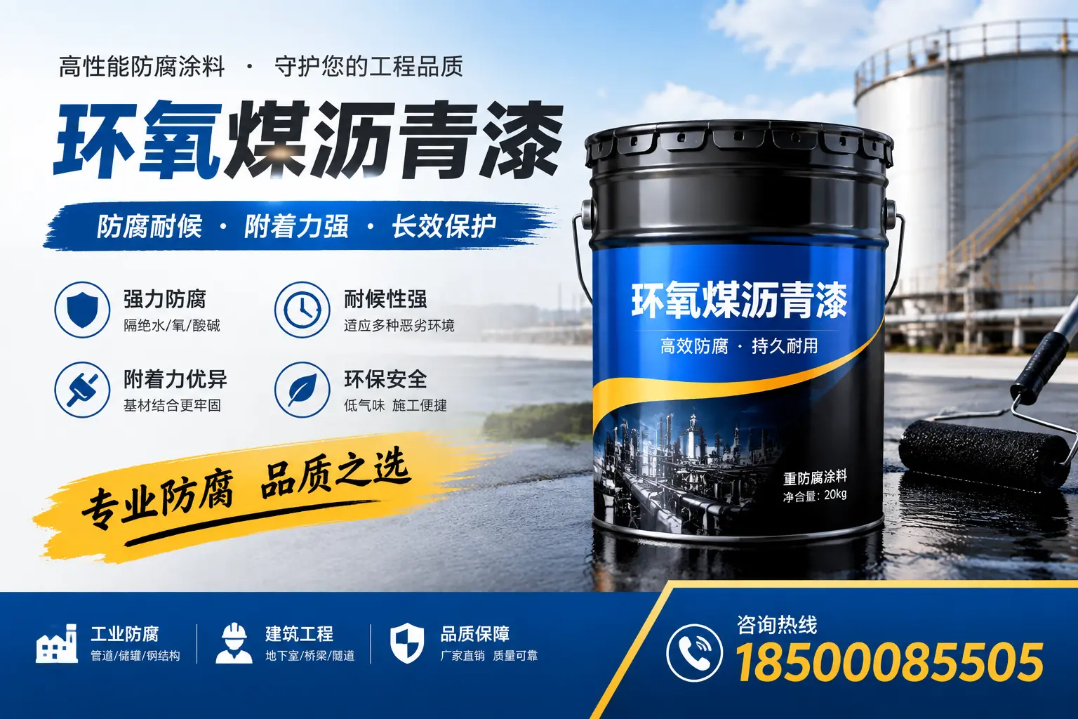 如何选择适合的环氧煤沥青漆?土默特右旗市场选型指南